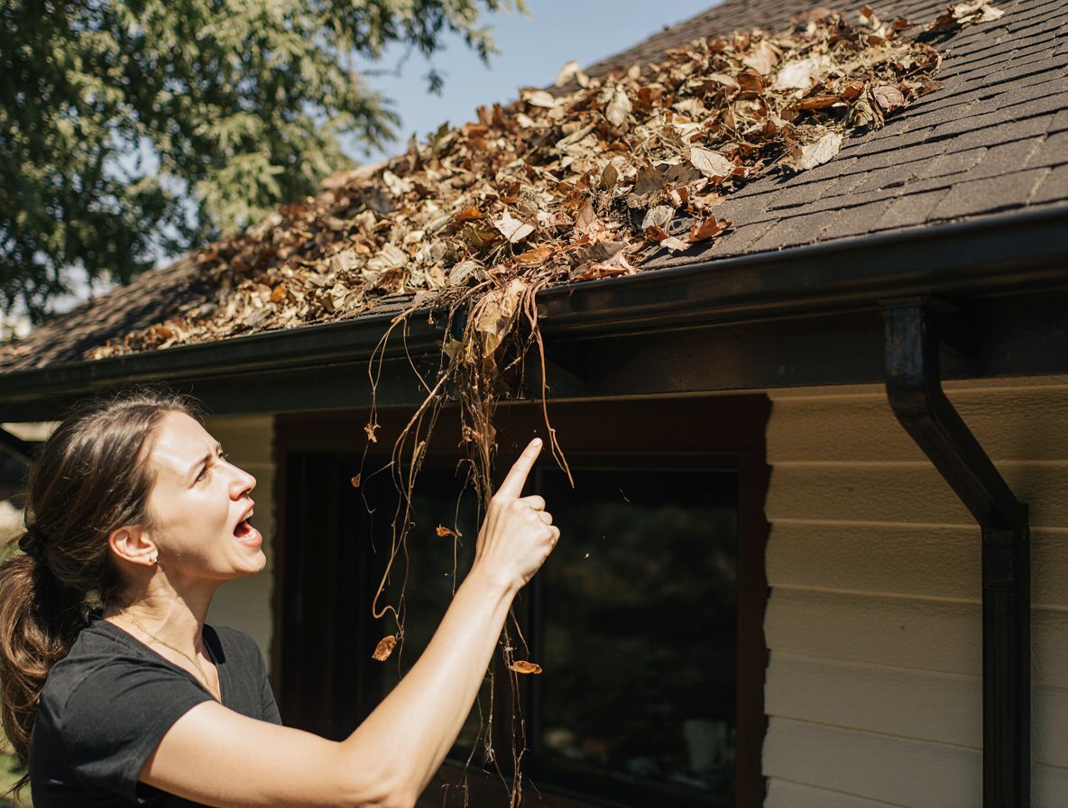 How Clogged Gutters Cause Water Damage To Your Home